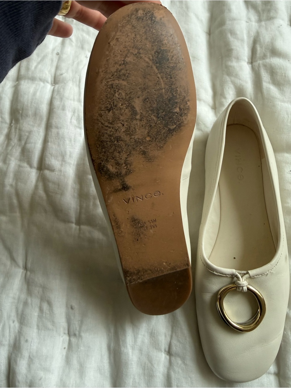 Vince Glove Flats with metal detail - Picture 4 of 5